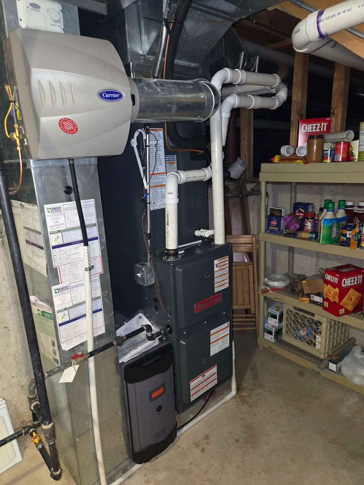 Furnace and water heater equipment serviced by Premier Air